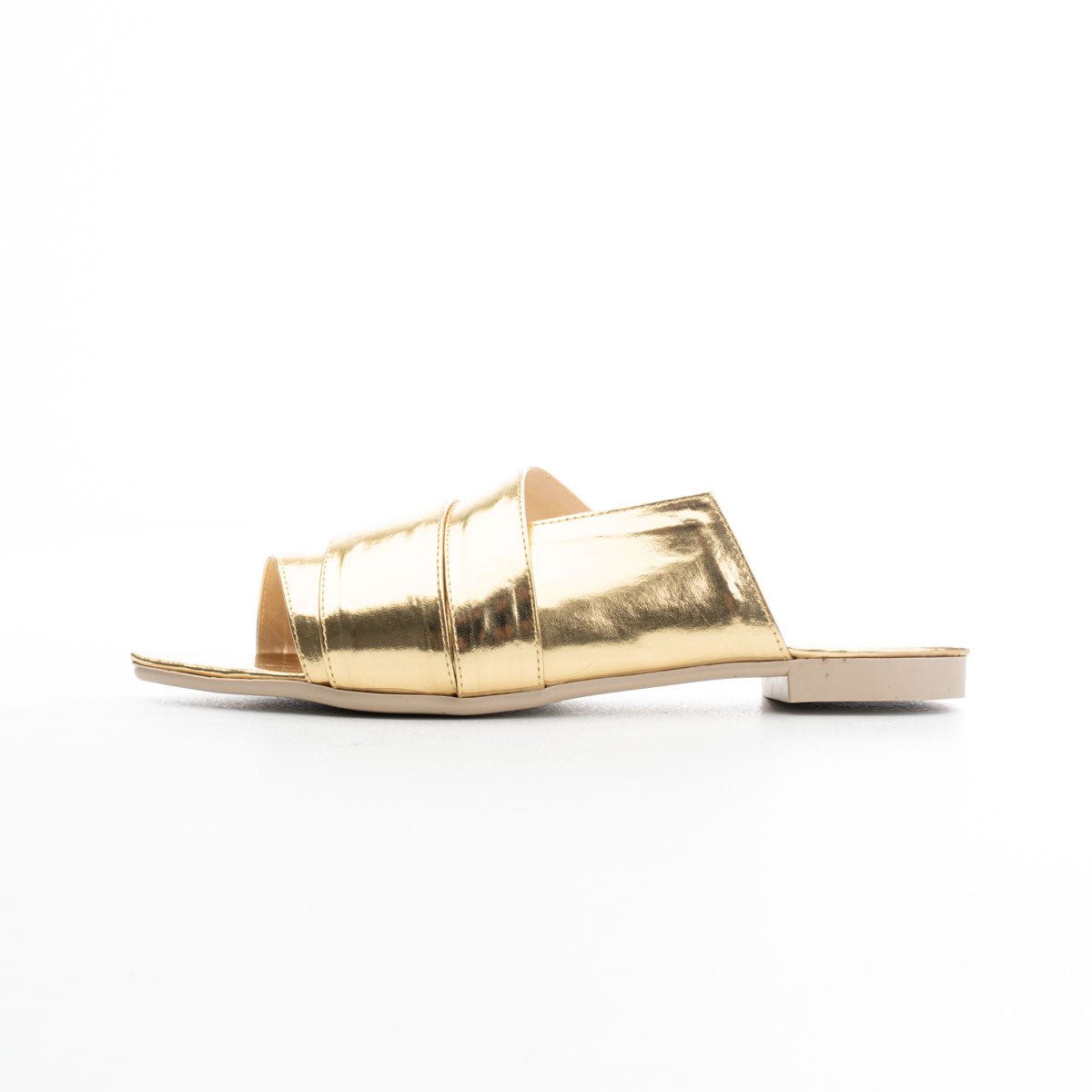 Women’s Flat Leather Slipper